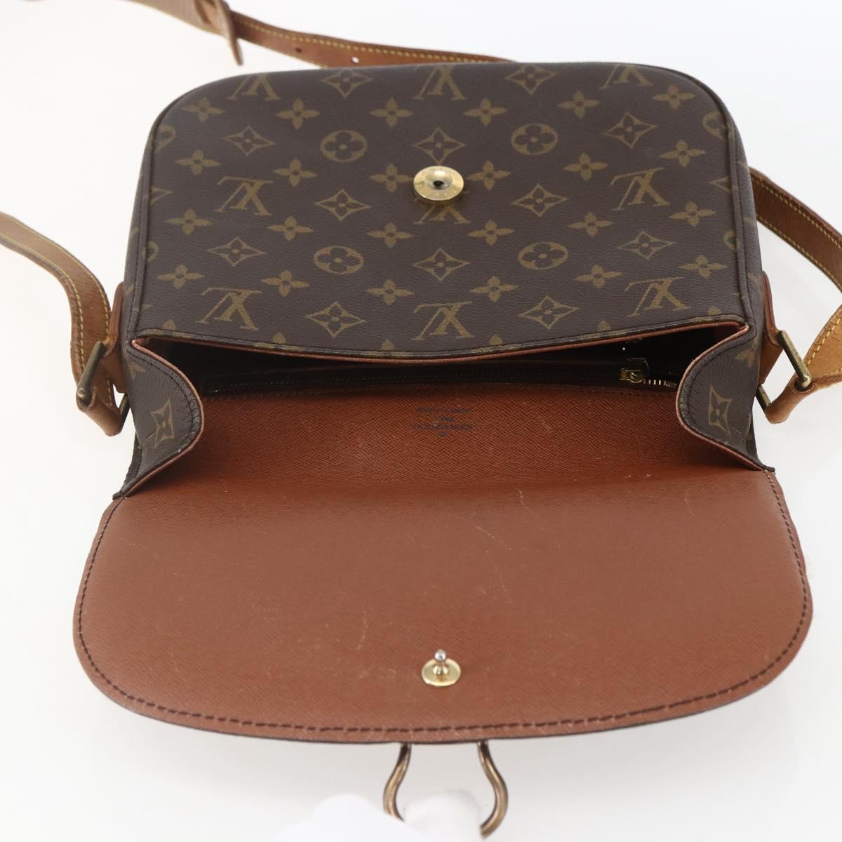 LOUIS VUITTON Monogram Saint Cloud GM Shoulder Bag M51242 LV Auth 155363