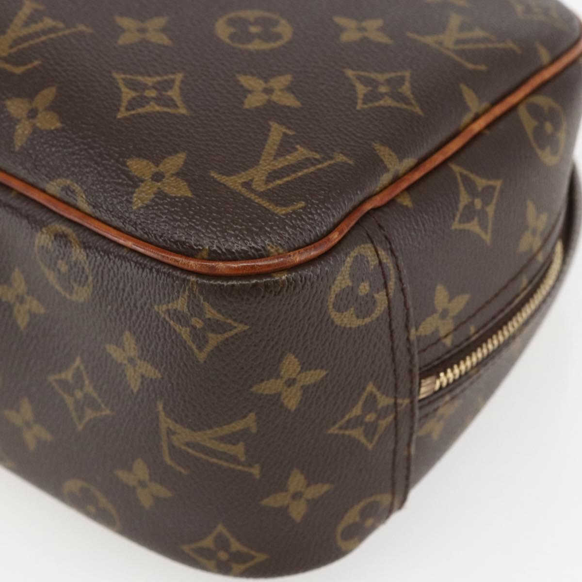 LOUIS VUITTON Monogram Trouville Hand Bag M42228 LV Auth 155365