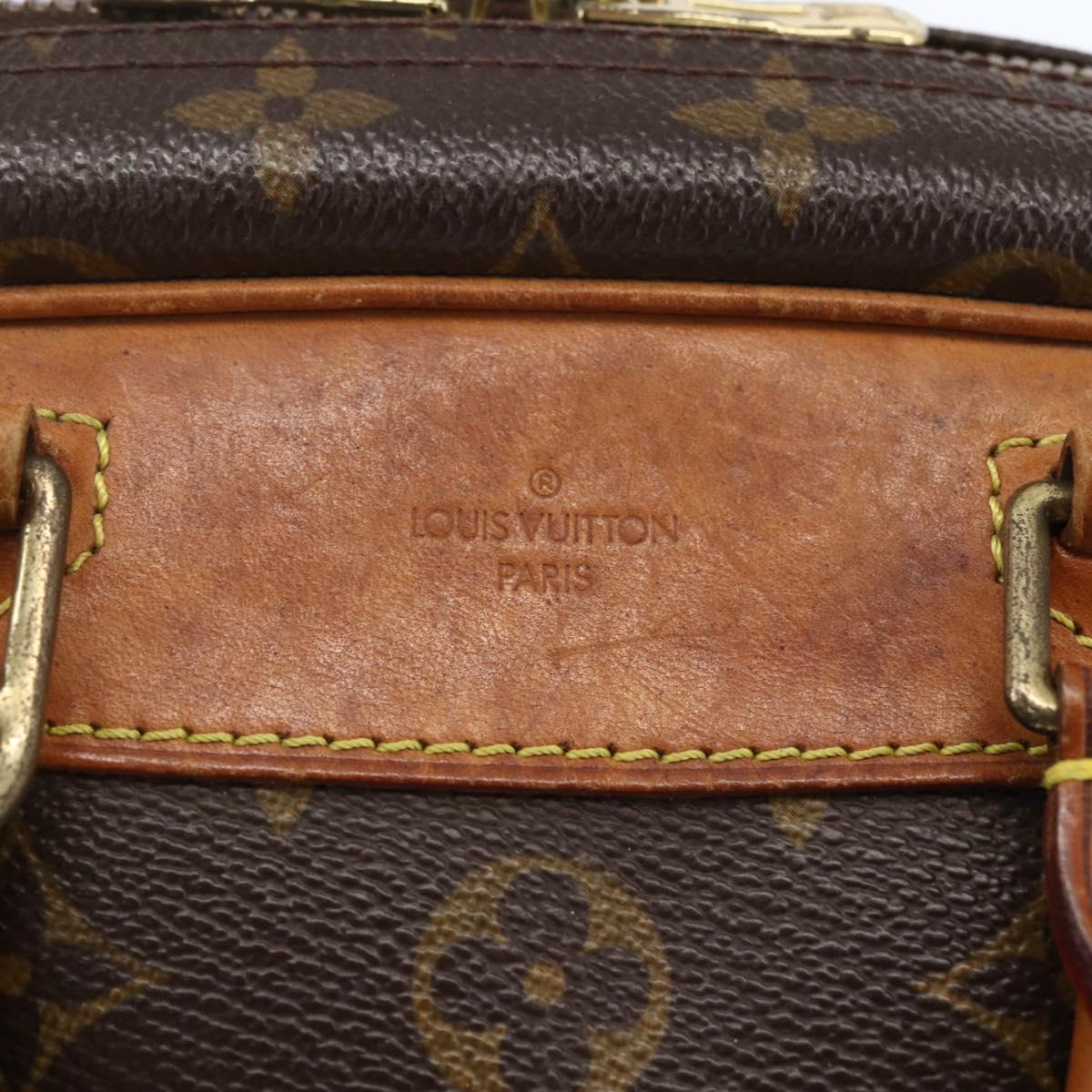 LOUIS VUITTON Monogram Trouville Hand Bag M42228 LV Auth 155365