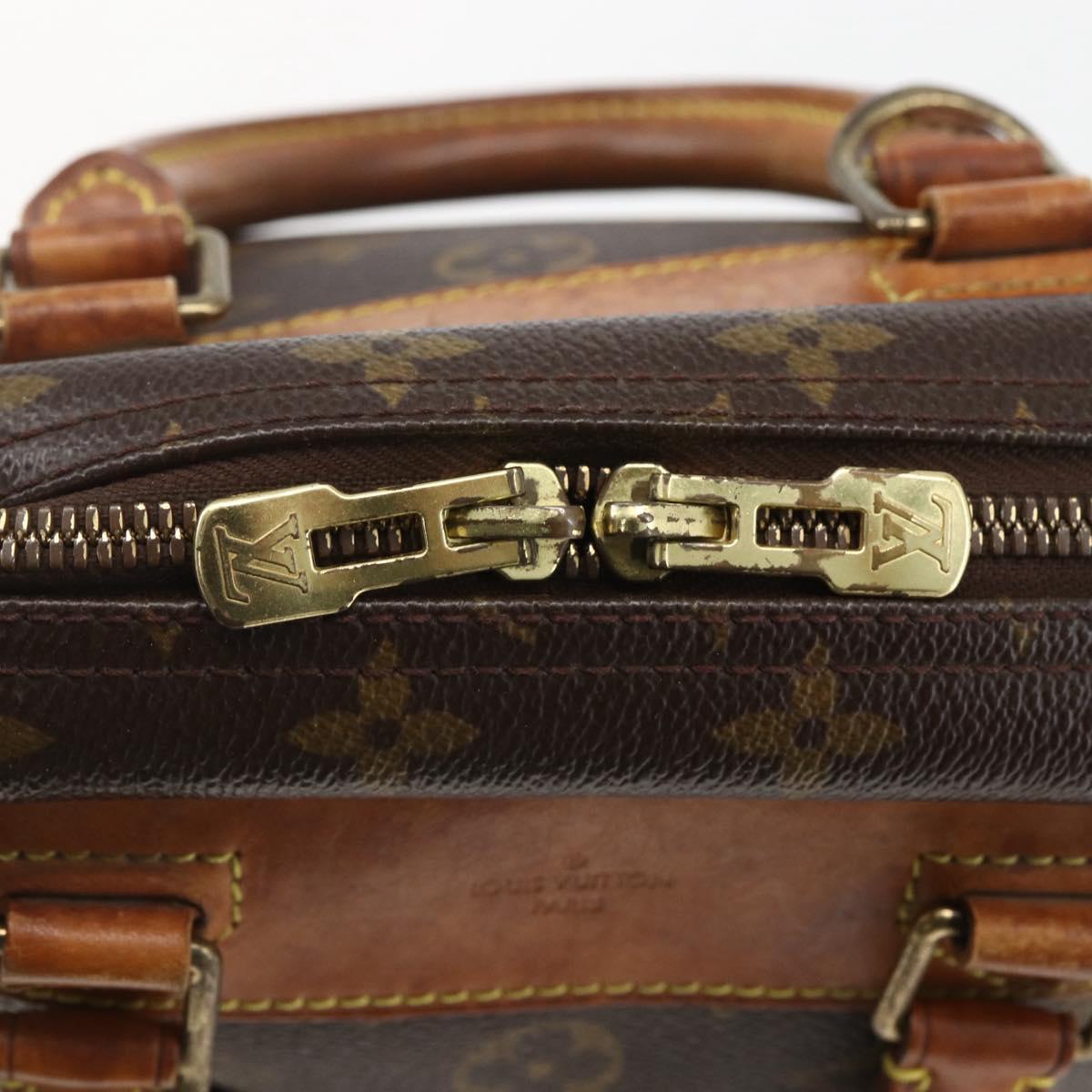 LOUIS VUITTON Monogram Trouville Hand Bag M42228 LV Auth 155365