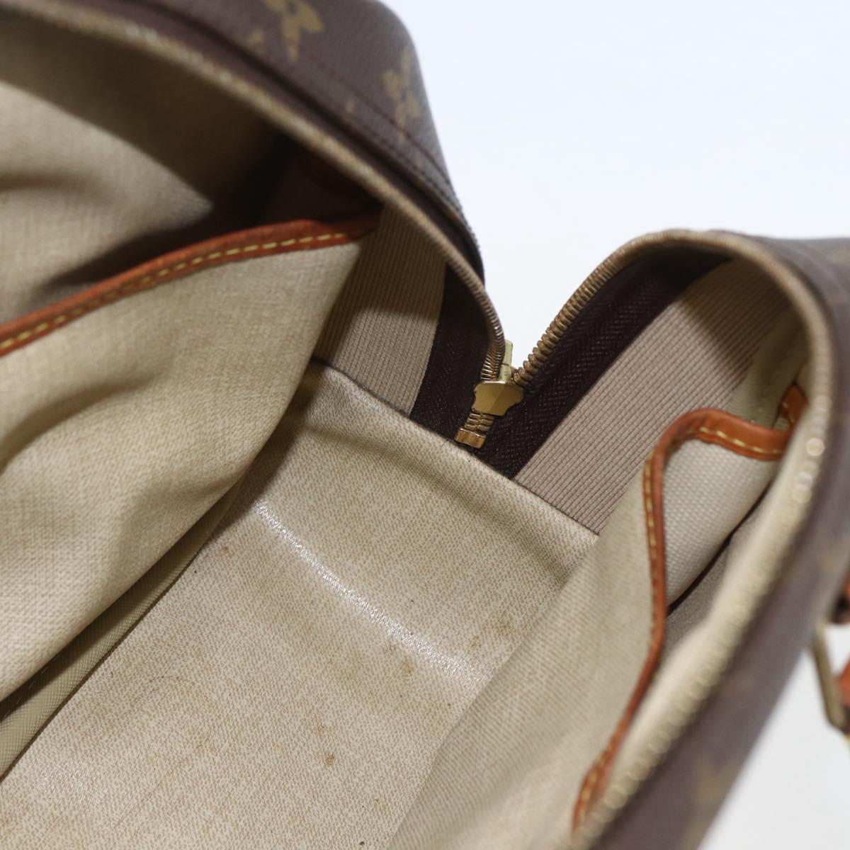 LOUIS VUITTON Monogram Trouville Hand Bag M42228 LV Auth 155365