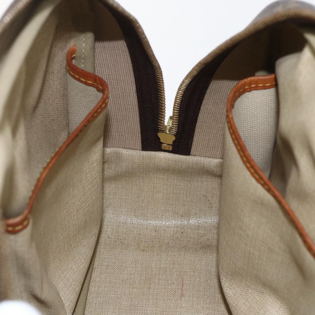 LOUIS VUITTON Monogram Trouville Hand Bag M42228 LV Auth 155365