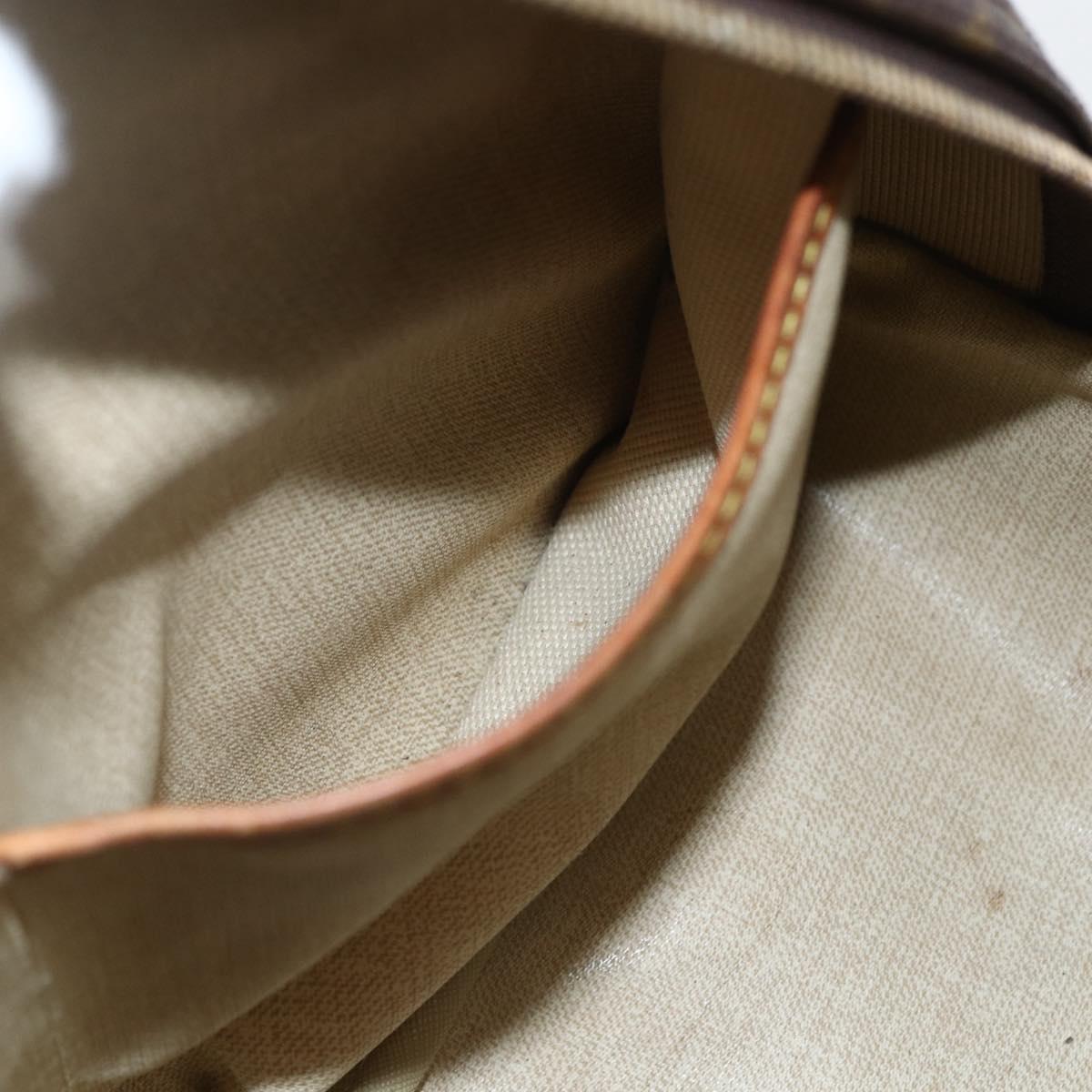 LOUIS VUITTON Monogram Trouville Hand Bag M42228 LV Auth 155365