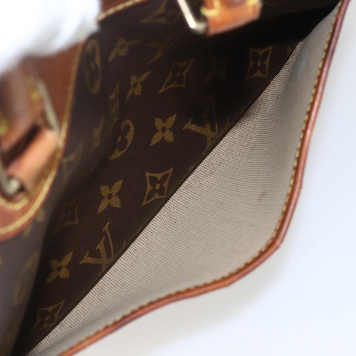 LOUIS VUITTON Monogram Trouville Hand Bag M42228 LV Auth 155365