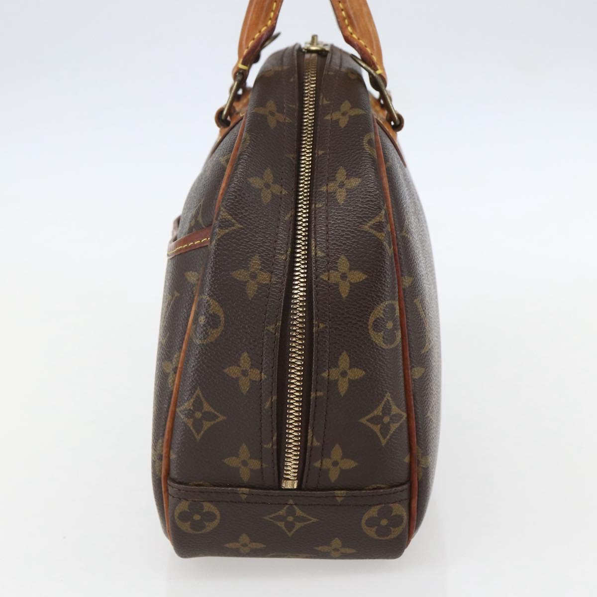 LOUIS VUITTON Monogram Trouville Hand Bag M42228 LV Auth 155365