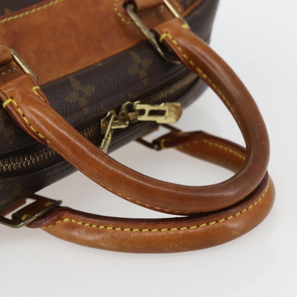 LOUIS VUITTON Monogram Trouville Hand Bag M42228 LV Auth 155365