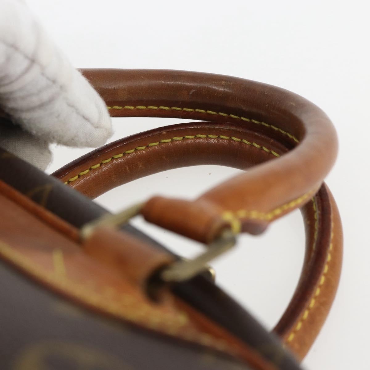 LOUIS VUITTON Monogram Trouville Hand Bag M42228 LV Auth 155365