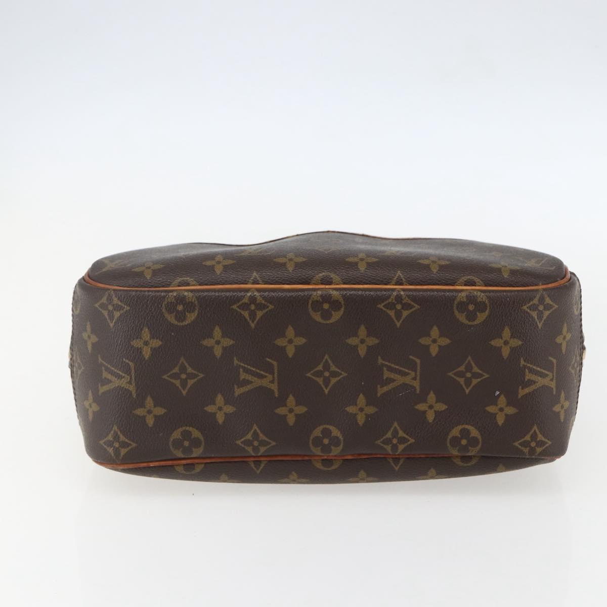 LOUIS VUITTON Monogram Trouville Hand Bag M42228 LV Auth 155365