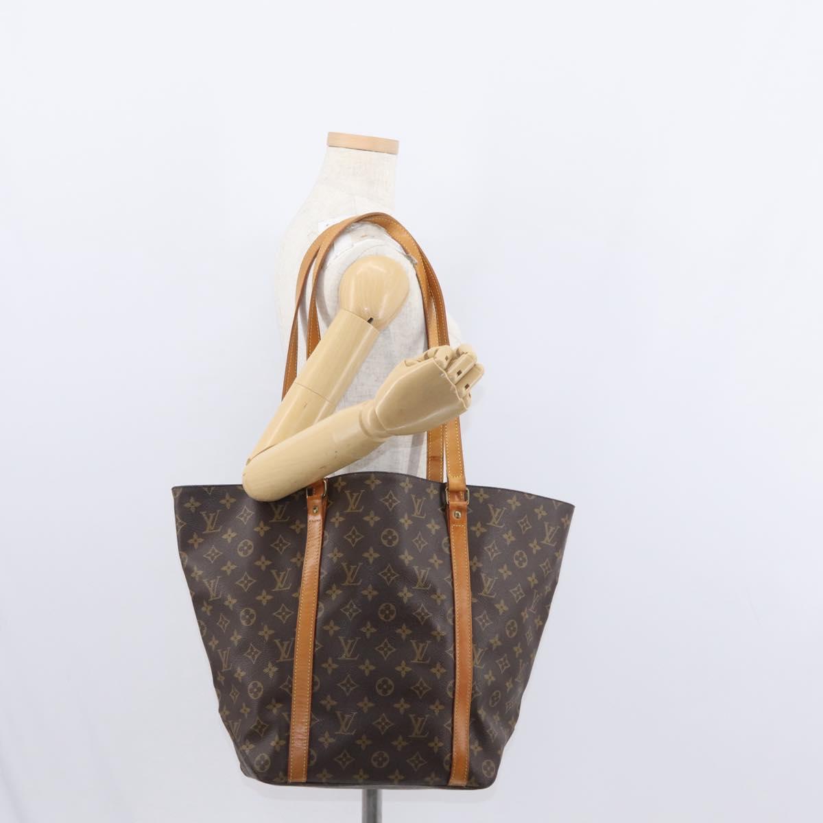 LOUIS VUITTON Monogram Sac Shopping Tote Bag M51108 LV Auth 155366