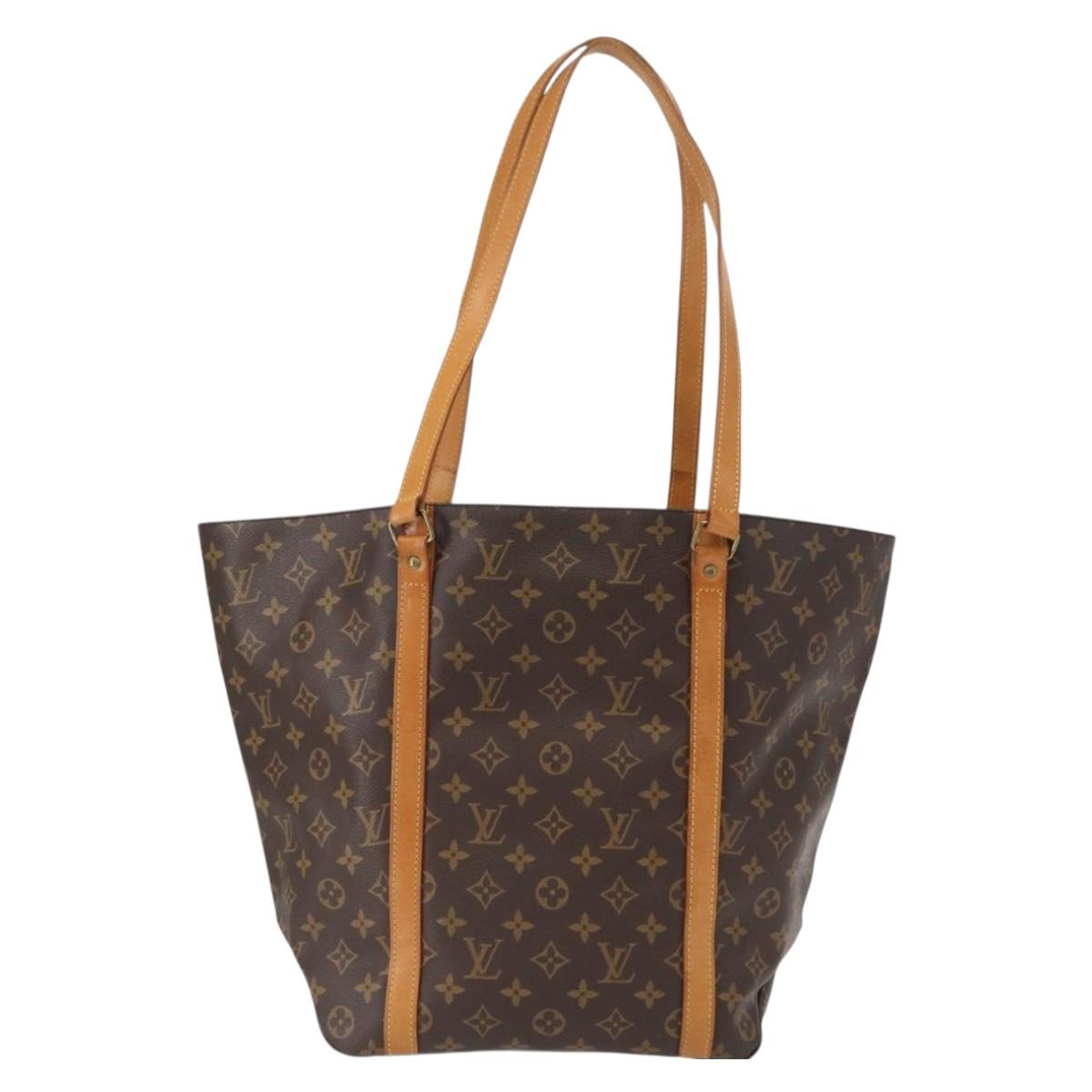 LOUIS VUITTON Monogram Sac Shopping Tote Bag M51108 LV Auth 155366