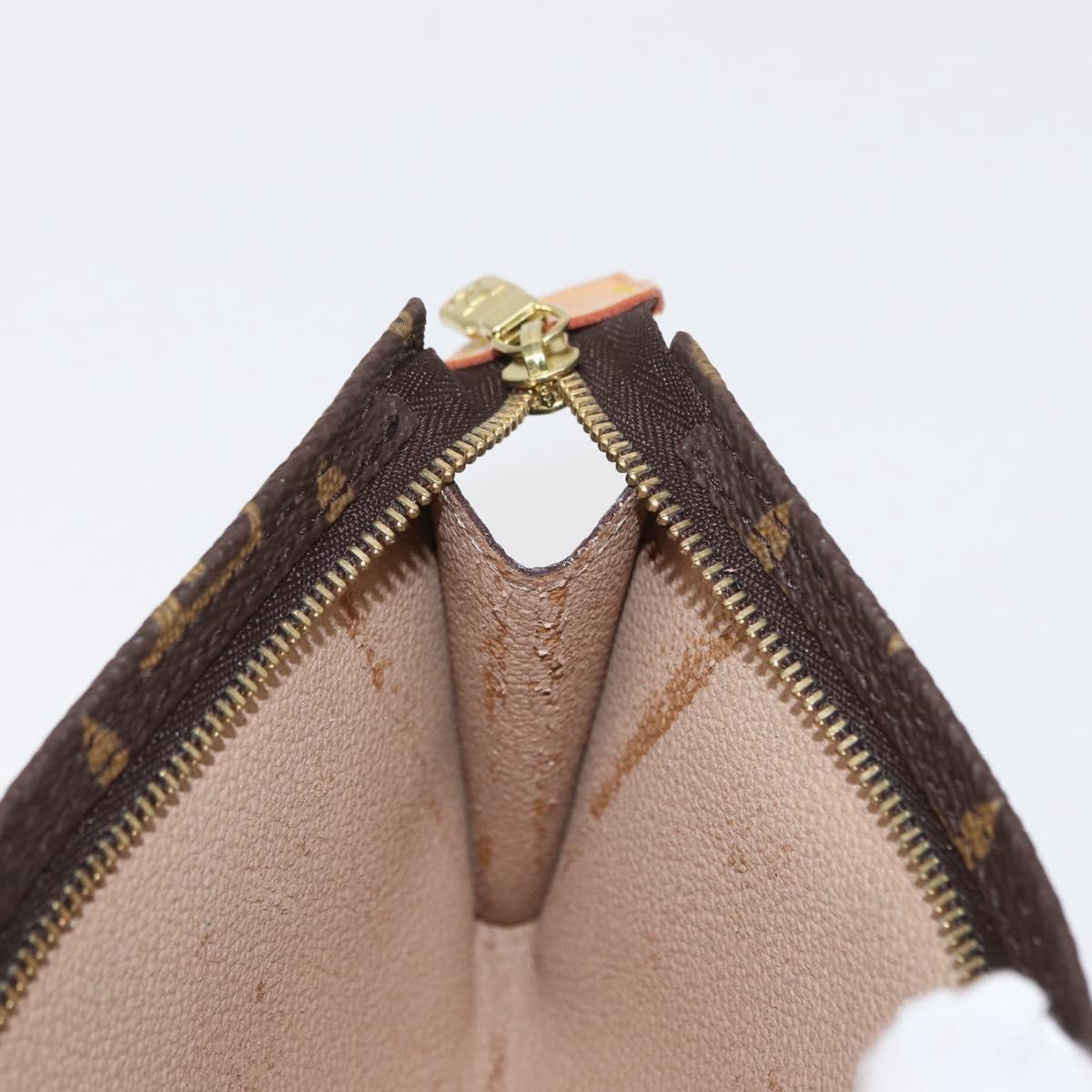 LOUIS VUITTON Monogram Bucket PM Accessory Pouch LV Auth 155367