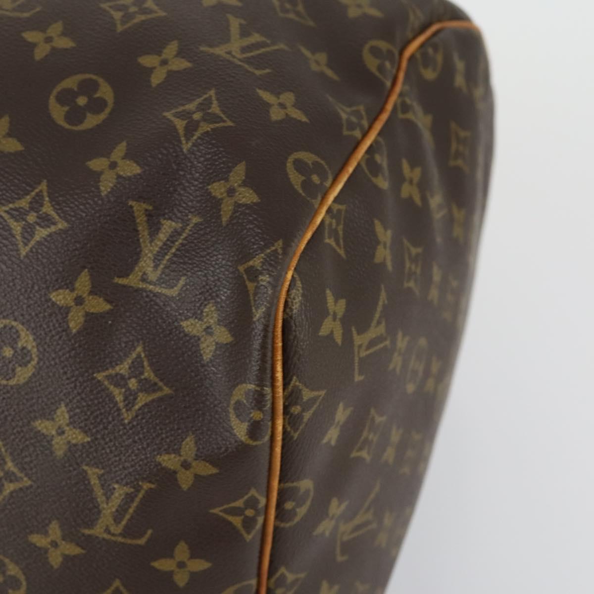 LOUIS VUITTON Monogram Keepall 55 Boston Bag M41424 LV Auth 155373