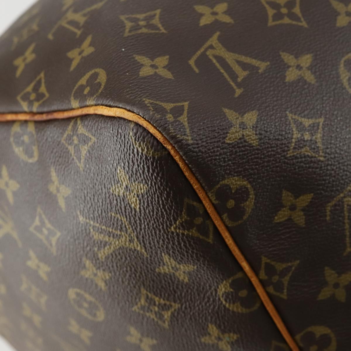 LOUIS VUITTON Monogram Keepall 55 Boston Bag M41424 LV Auth 155373
