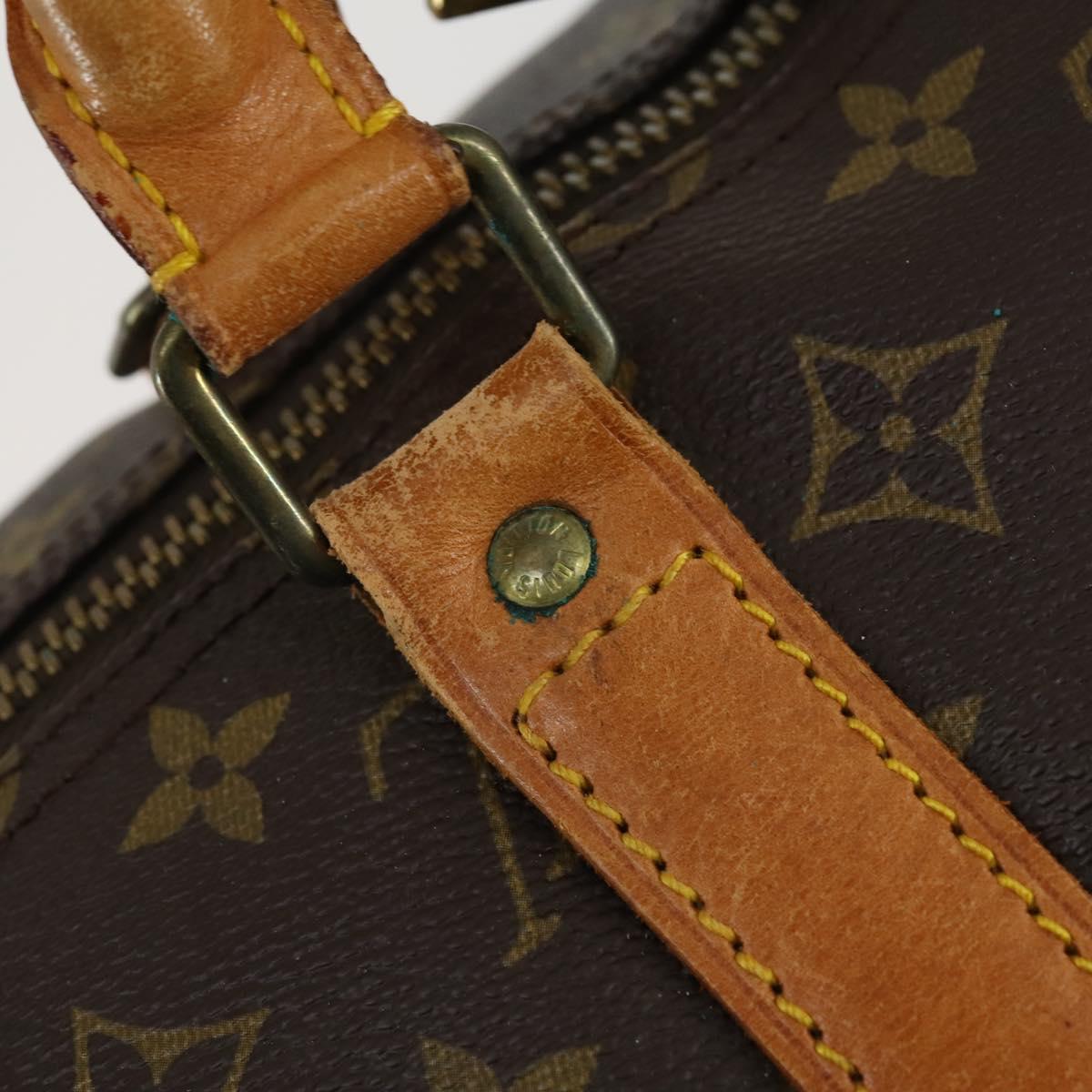 LOUIS VUITTON Monogram Keepall 55 Boston Bag M41424 LV Auth 155373