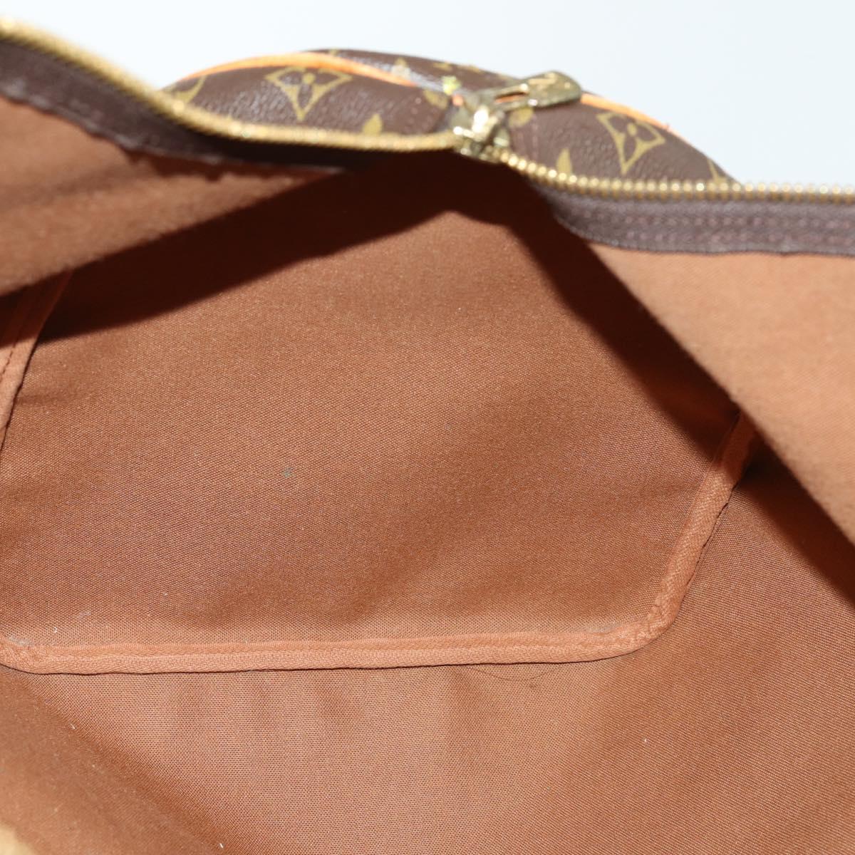 LOUIS VUITTON Monogram Keepall 55 Boston Bag M41424 LV Auth 155373