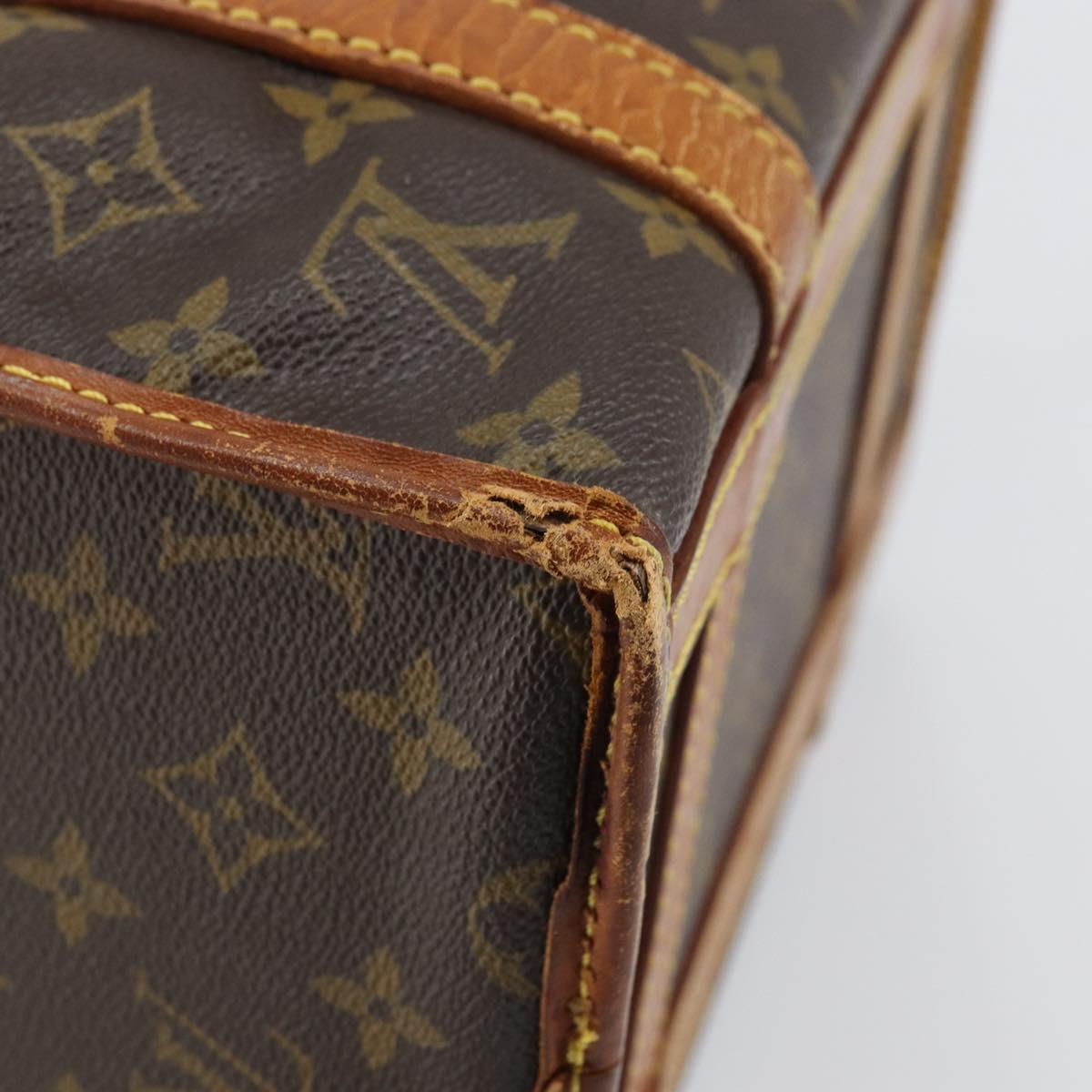 LOUIS VUITTON Monogram Sac Champ 30 Pet Carry M42024 LV Auth 155374