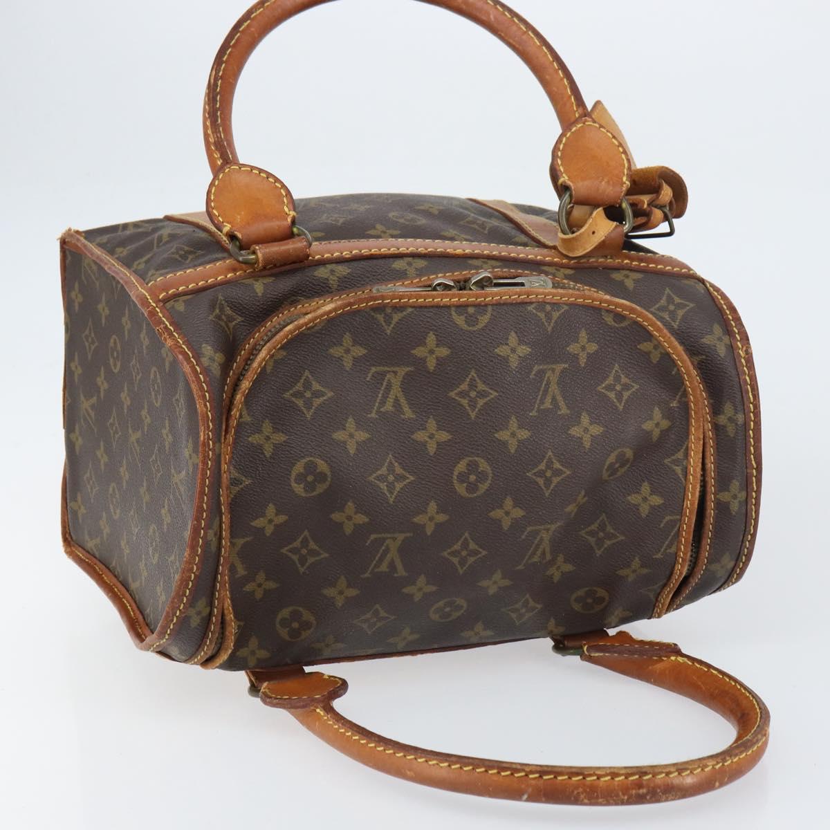 LOUIS VUITTON Monogram Sac Champ 30 Pet Carry M42024 LV Auth 155374