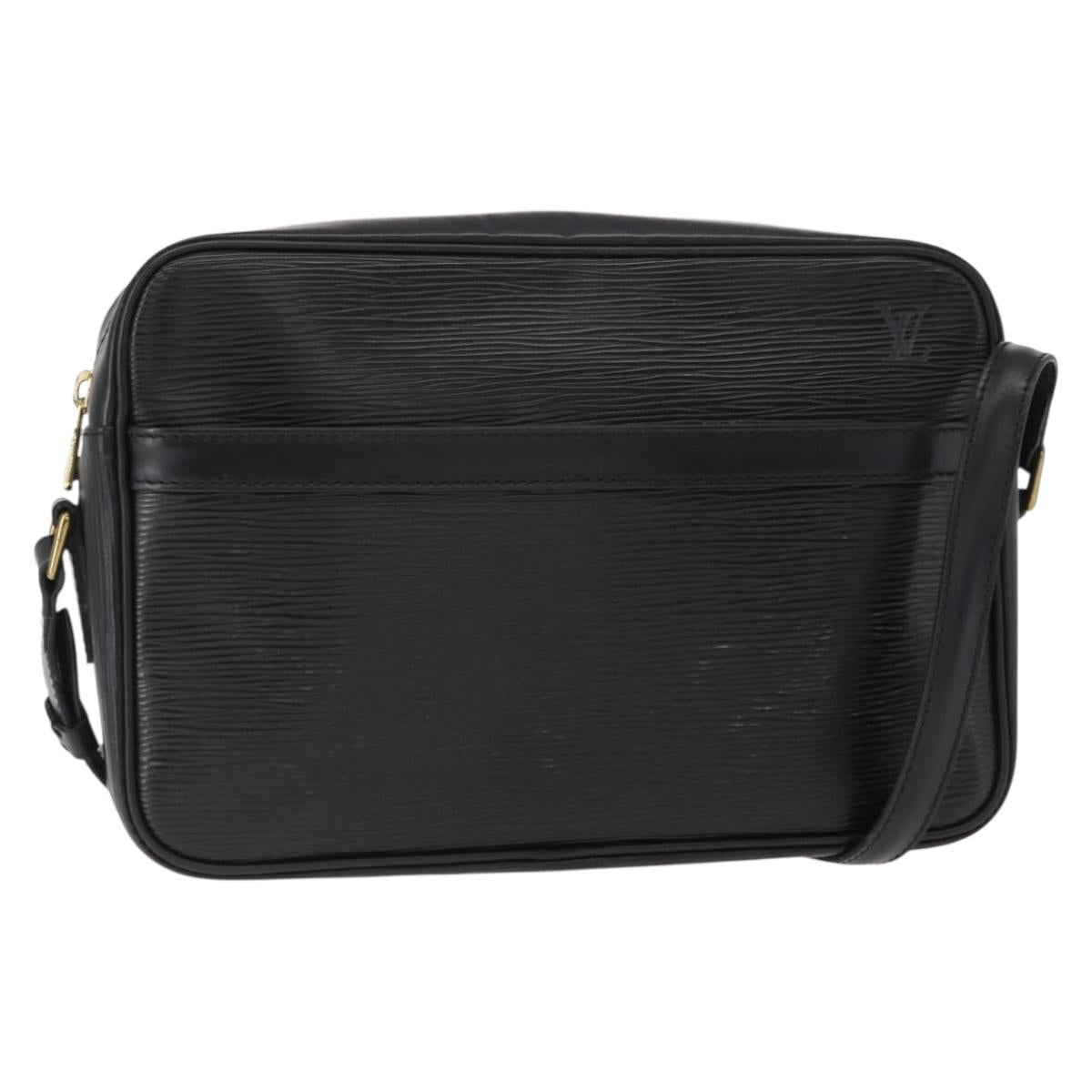LOUIS VUITTON Epi Trocadero 27 Shoulder Bag Black M52312 LV Auth 155377A