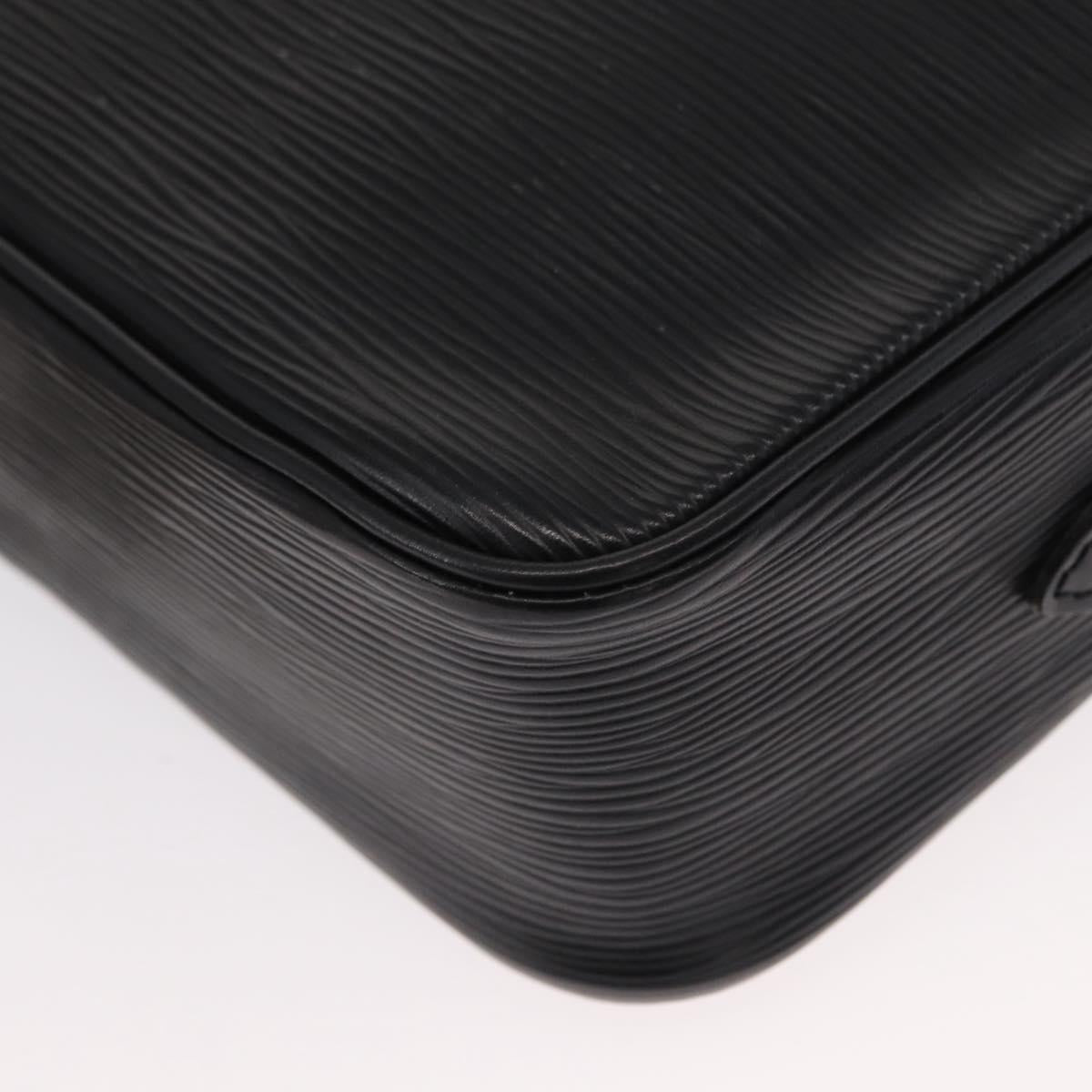 LOUIS VUITTON Epi Trocadero 27 Shoulder Bag Black M52312 LV Auth 155377