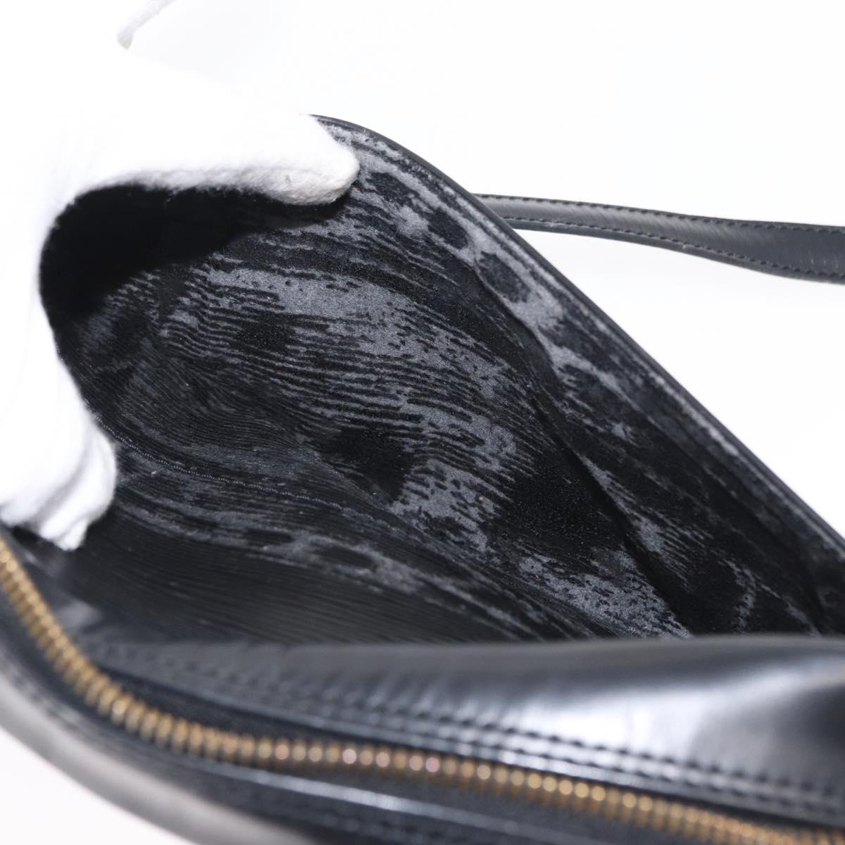 LOUIS VUITTON Epi Trocadero 27 Shoulder Bag Black M52312 LV Auth 155377