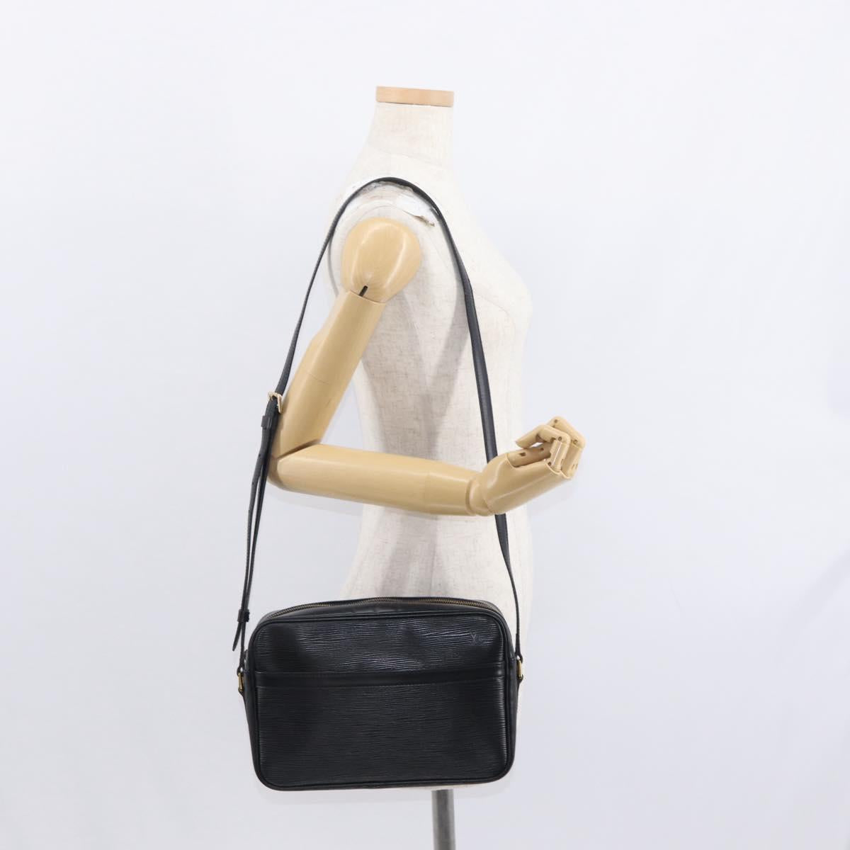 LOUIS VUITTON Epi Trocadero 27 Shoulder Bag Black M52312 LV Auth 155377A