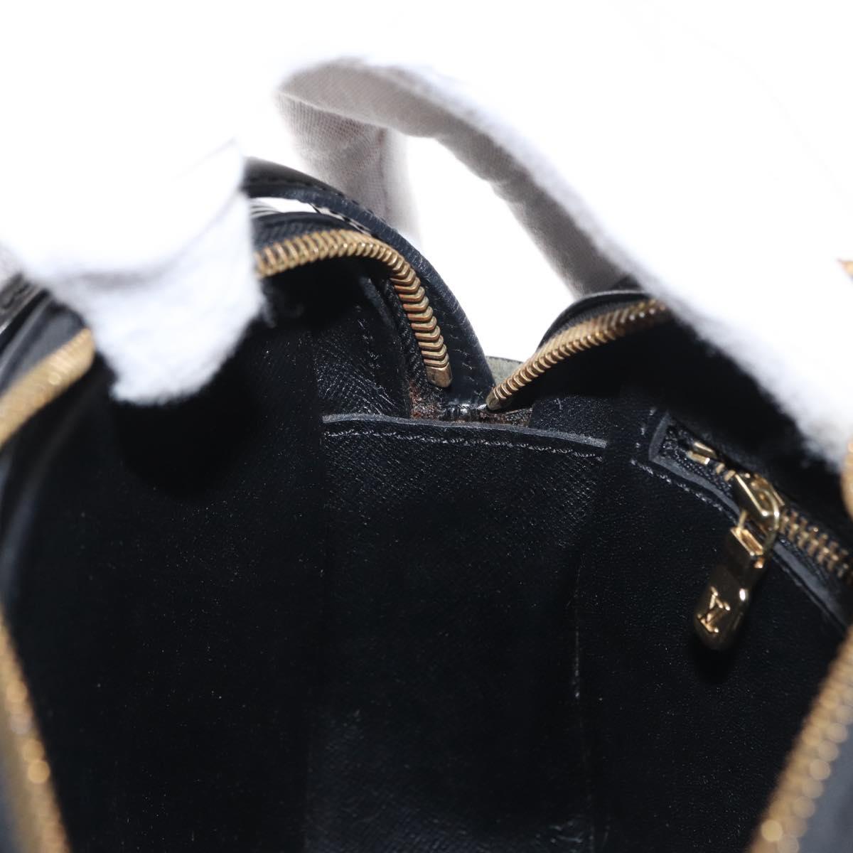 LOUIS VUITTON Epi Jeune Fille MM Shoulder Bag Black M52152 LV Auth 155378