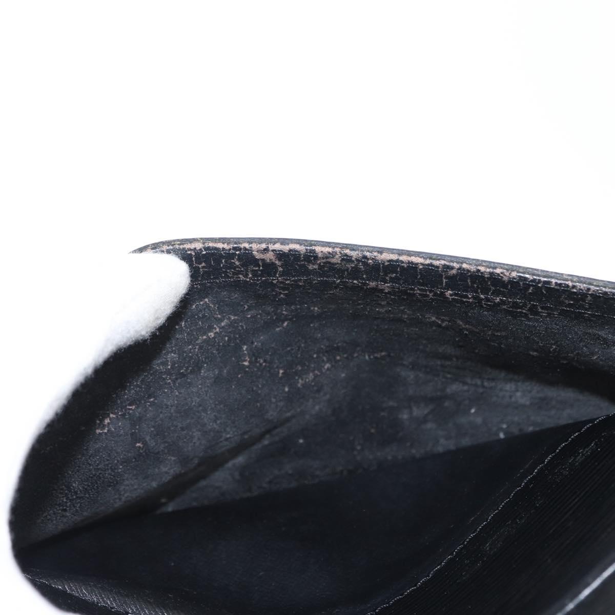 LOUIS VUITTON Epi Jeune Fille MM Shoulder Bag Black M52152 LV Auth 155378