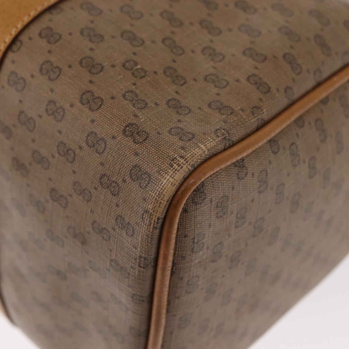 GUCCI Micro GG Supreme Web Sherry Line Bag PVC Beige Gold 40 02 007 Auth 155381