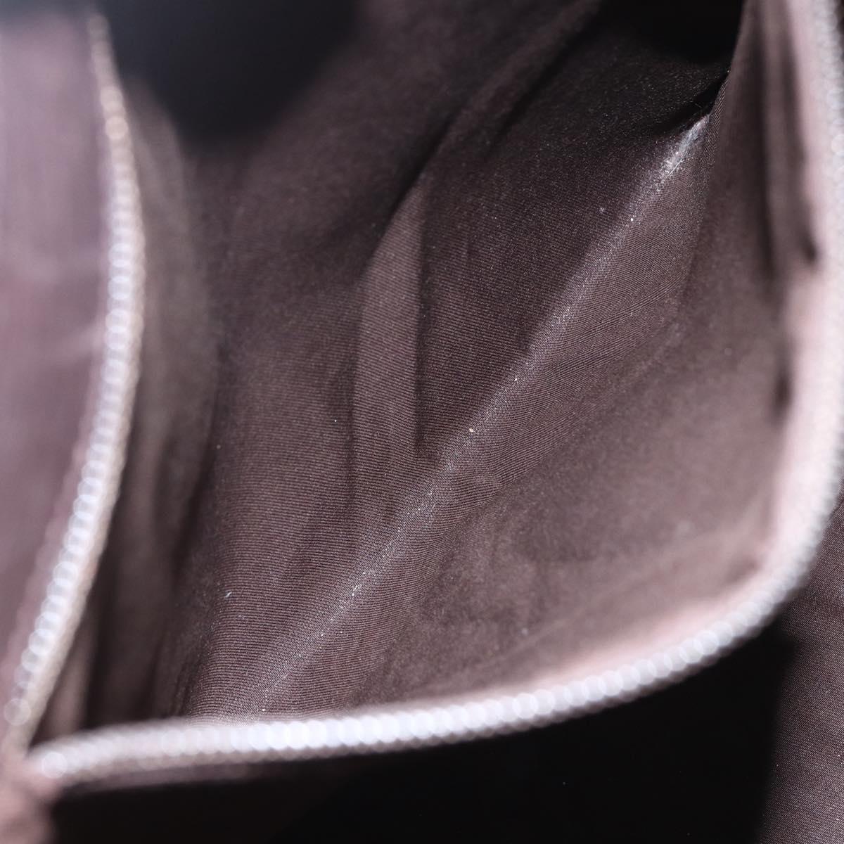 GUCCI GG Supreme Tote Bag PVC Beige Silver 114288 Auth 155389