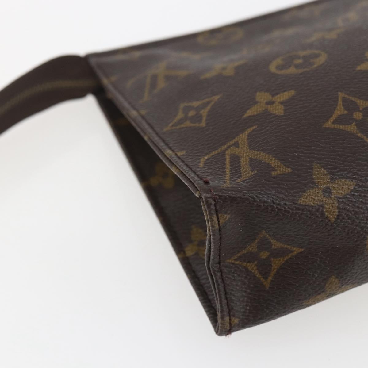 LOUIS VUITTON Monogram Poche Toilette 19 Pouch M47544 LV Auth 155404