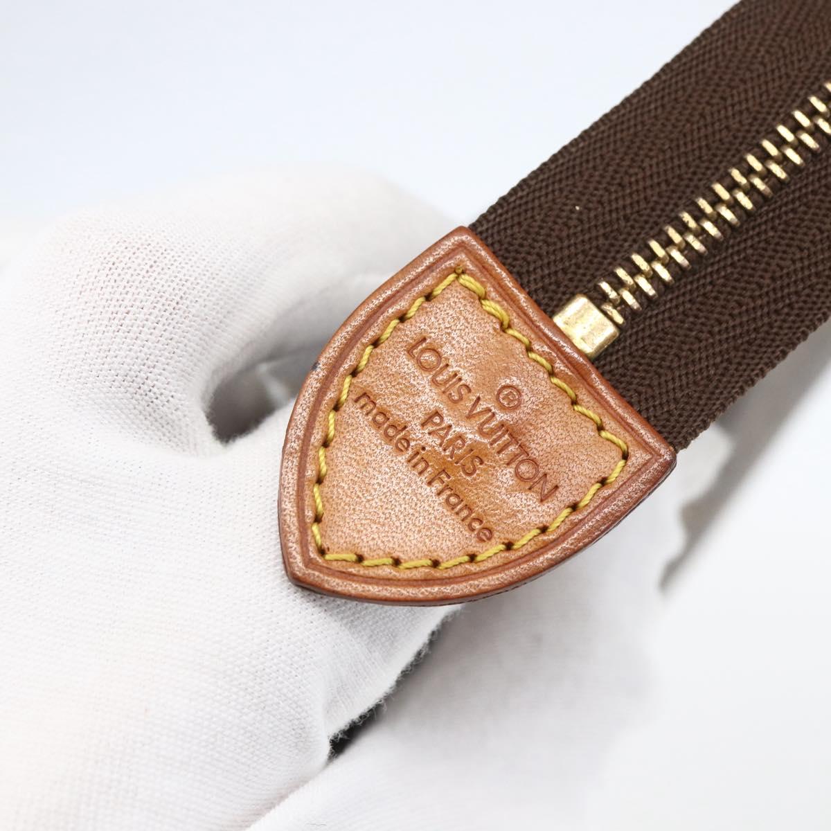 LOUIS VUITTON Monogram Poche Toilette 19 Pouch M47544 LV Auth 155404