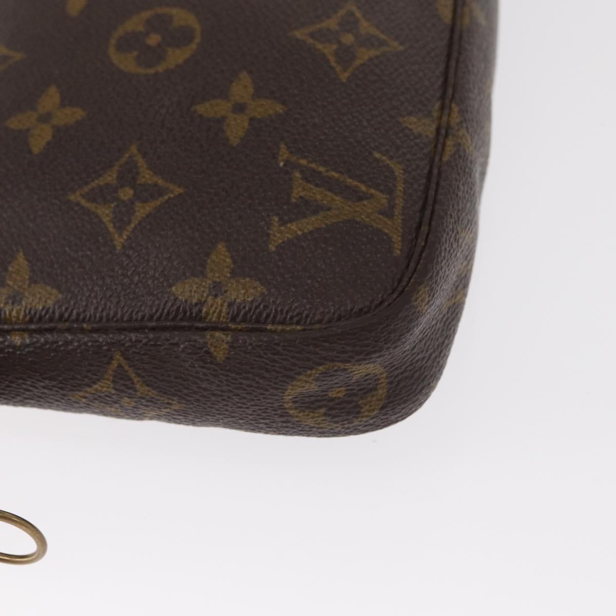LOUIS VUITTON Monogram Pochette Accessoires Pouch M51980 LV Auth 155405
