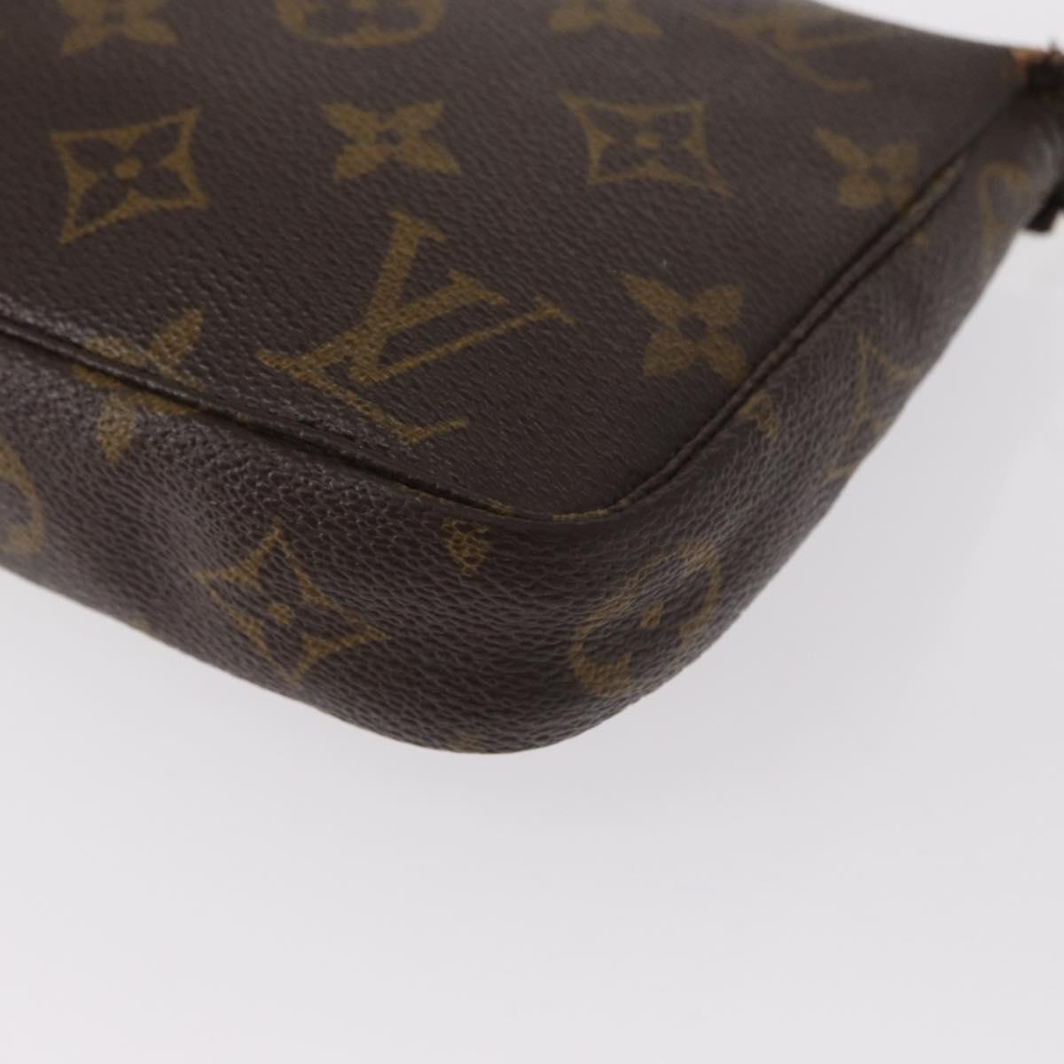 LOUIS VUITTON Monogram Pochette Accessoires Pouch M51980 LV Auth 155405
