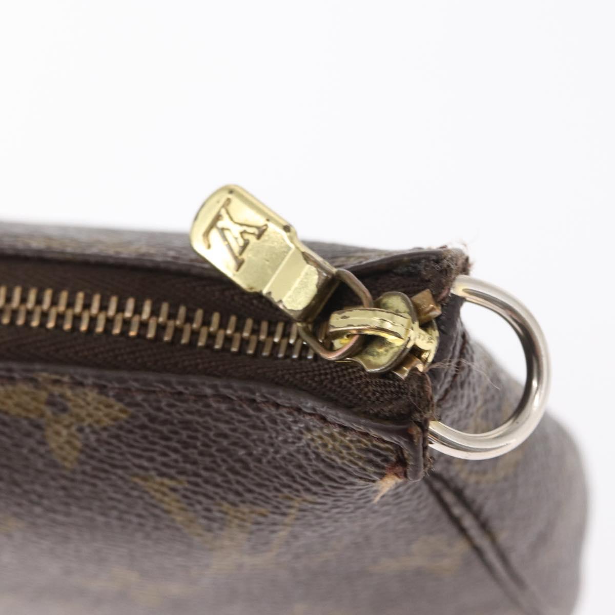 LOUIS VUITTON Monogram Pochette Accessoires Pouch M51980 LV Auth 155405