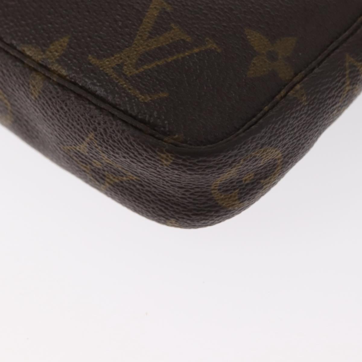 LOUIS VUITTON Monogram Pochette Accessoires Pouch M51980 LV Auth 155405