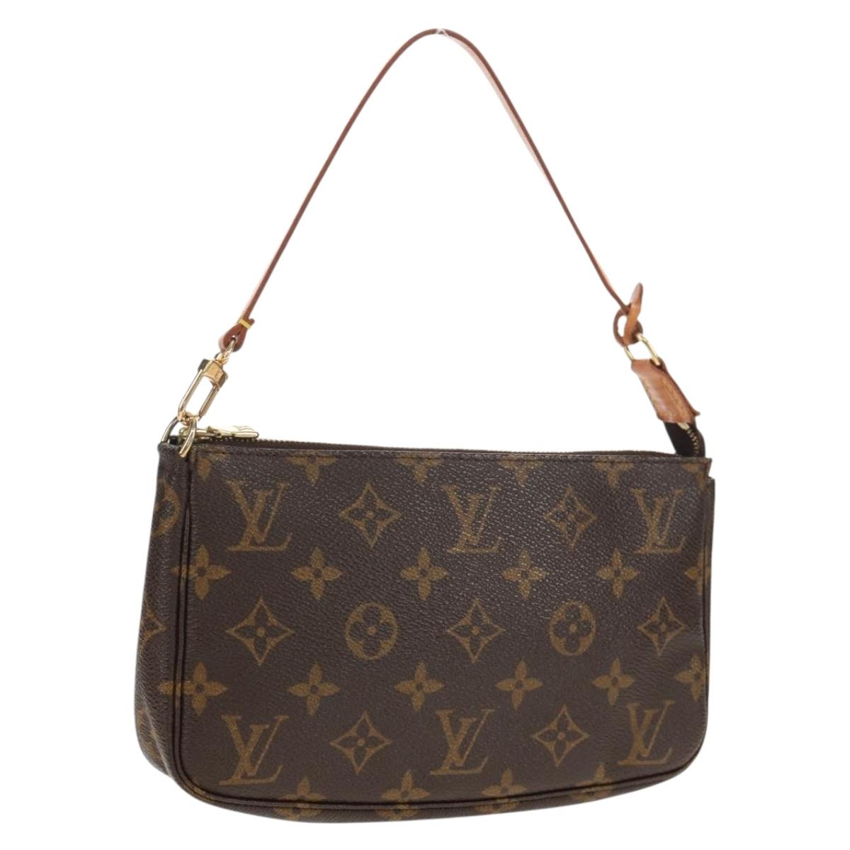 LOUIS VUITTON Monogram Pochette Accessoires Pouch M51980 LV Auth 155406V