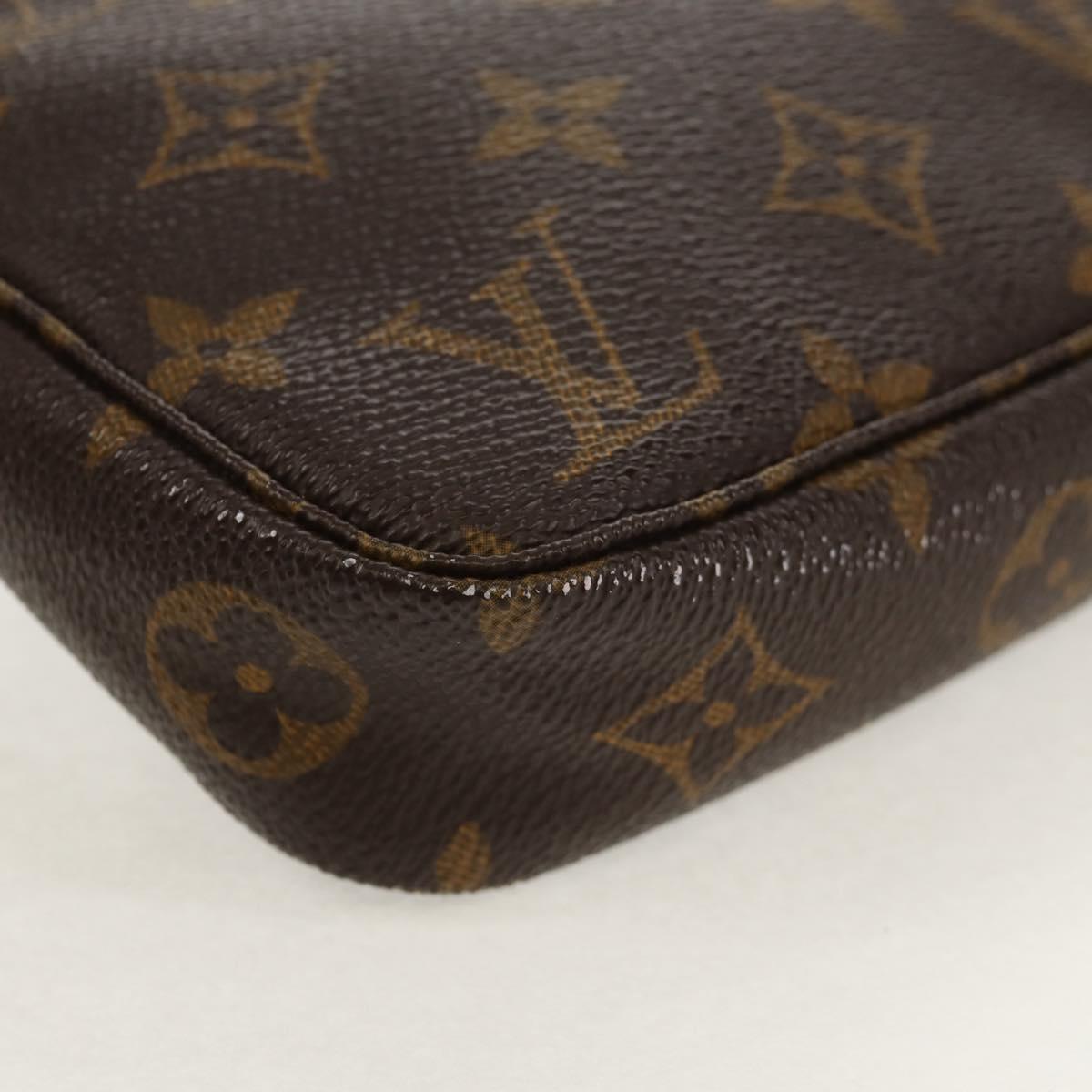 LOUIS VUITTON Monogram Pochette Accessoires Pouch M51980 LV Auth 155406V
