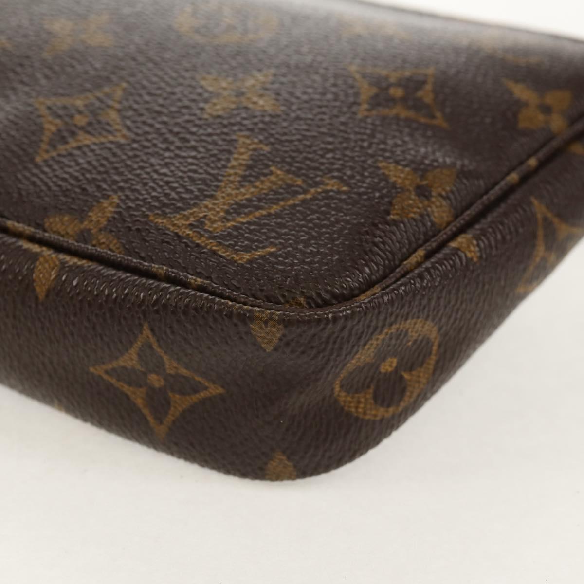 LOUIS VUITTON Monogram Pochette Accessoires Pouch M51980 LV Auth 155406V