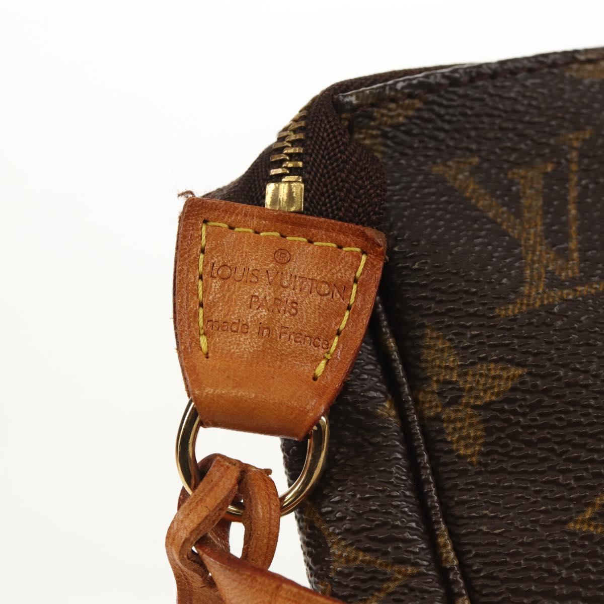 LOUIS VUITTON Monogram Pochette Accessoires Pouch M51980 LV Auth 155406V