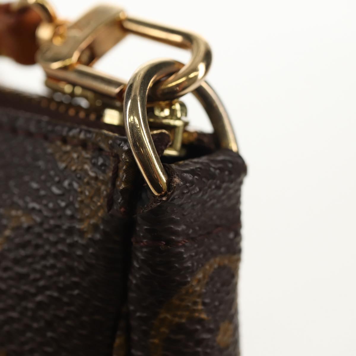 LOUIS VUITTON Monogram Pochette Accessoires Pouch M51980 LV Auth 155406V