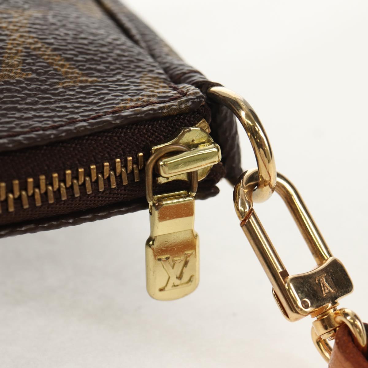 LOUIS VUITTON Monogram Pochette Accessoires Pouch M51980 LV Auth 155406V