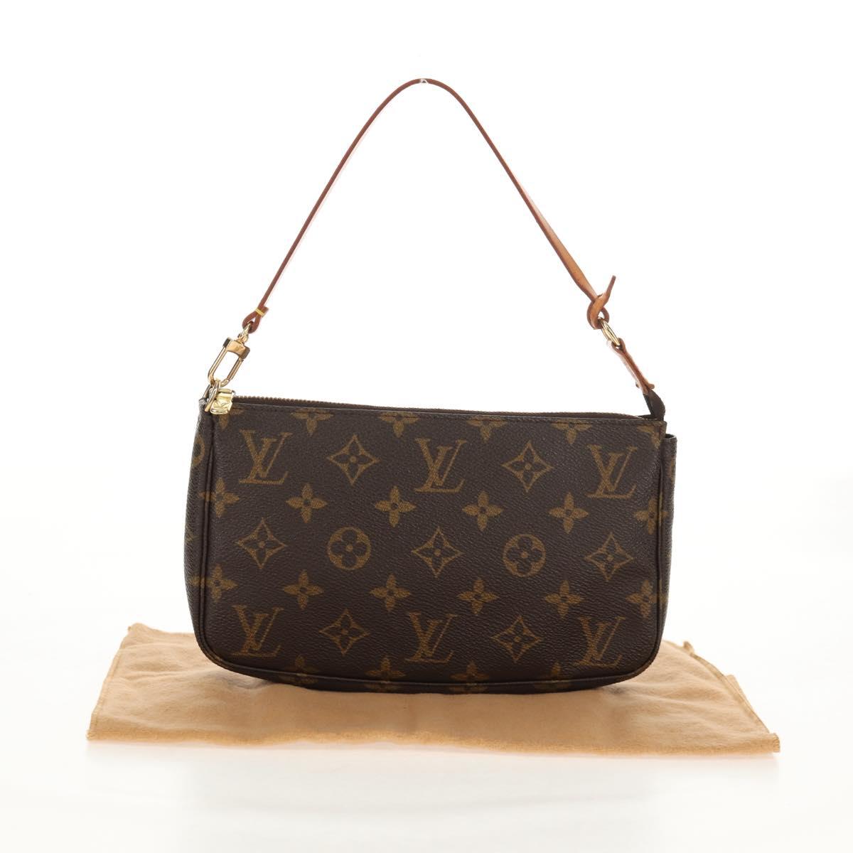 LOUIS VUITTON Monogram Pochette Accessoires Pouch M51980 LV Auth 155406V