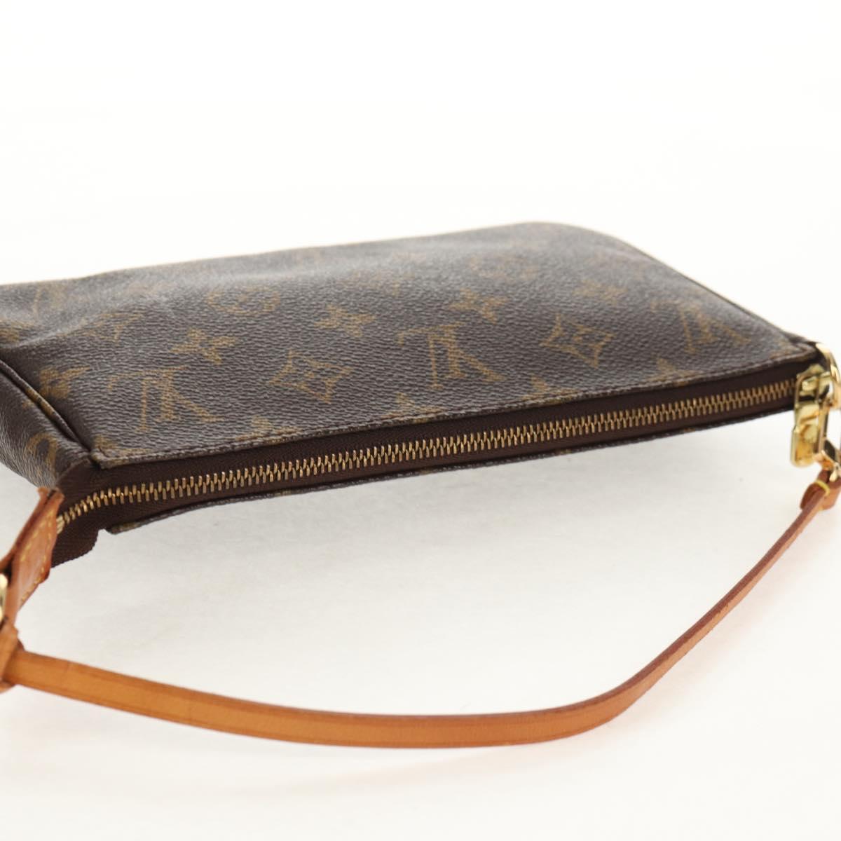 LOUIS VUITTON Monogram Pochette Accessoires Pouch M51980 LV Auth 155406V