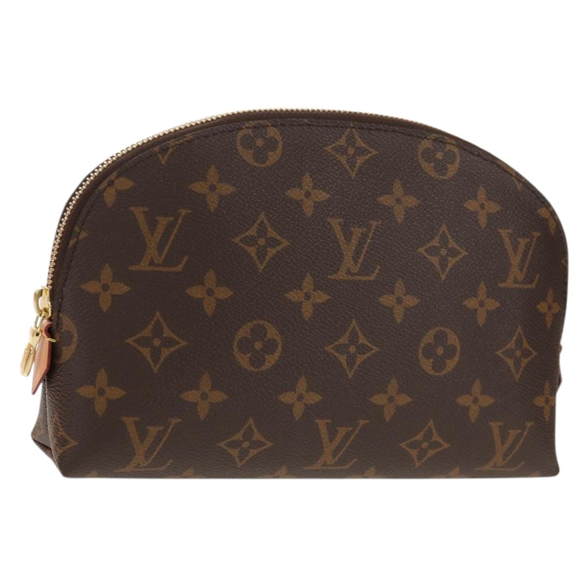 LOUIS VUITTON Monogram Pochette Cosmetic GM Cosmetic Pouch M47353 Auth 155412M