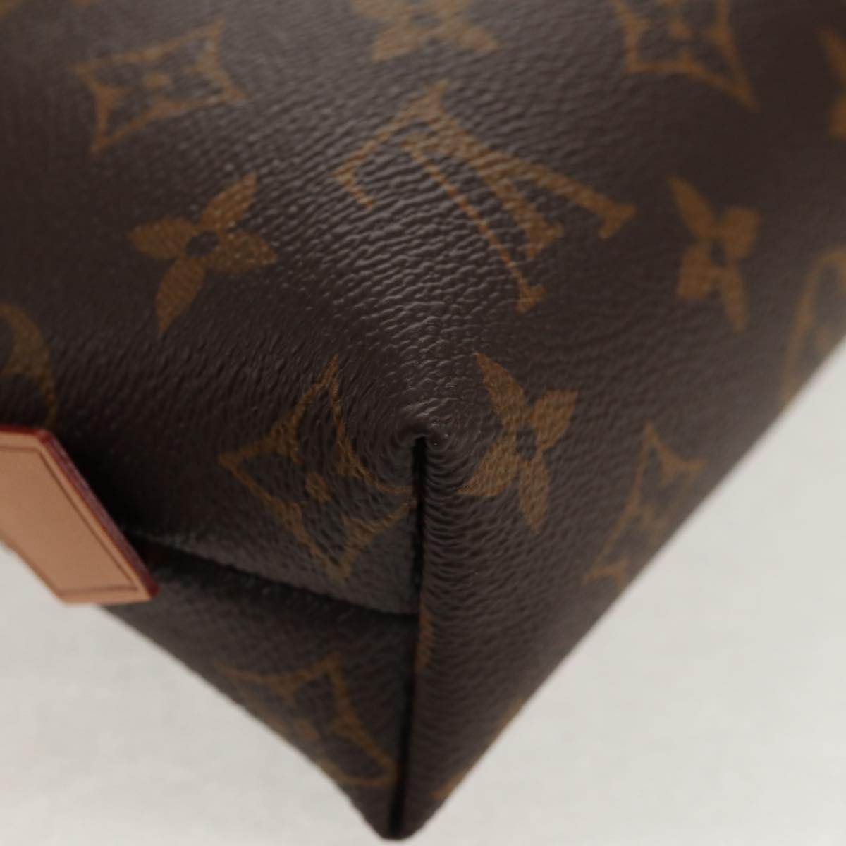 LOUIS VUITTON Monogram Pochette Cosmetic GM Cosmetic Pouch M47353 Auth 155412M