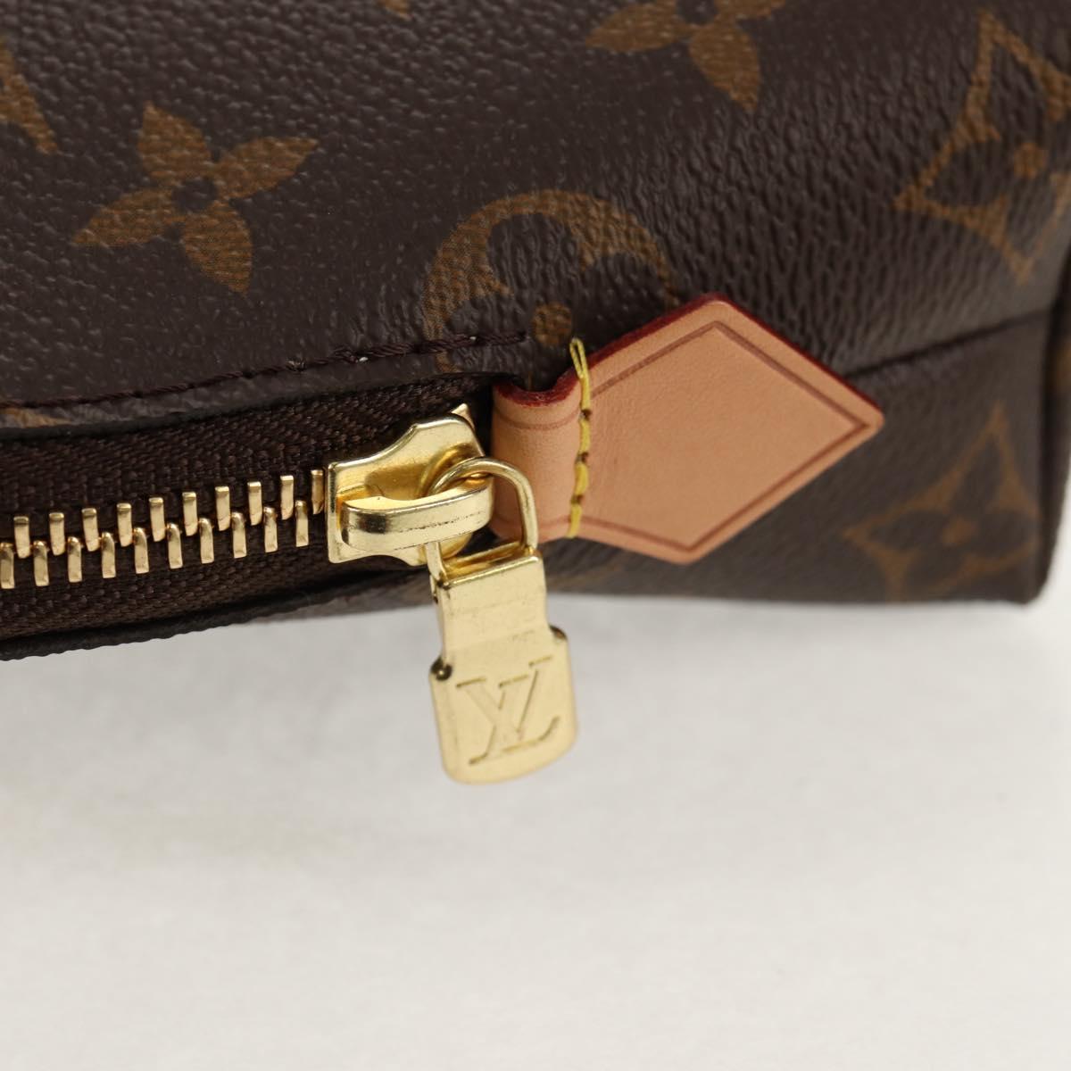 LOUIS VUITTON Monogram Pochette Cosmetic GM Cosmetic Pouch M47353 Auth 155412M