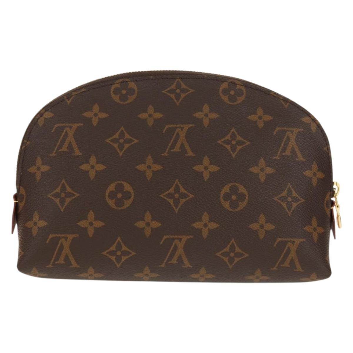 LOUIS VUITTON Monogram Pochette Cosmetic GM Cosmetic Pouch M47353 Auth 155412M