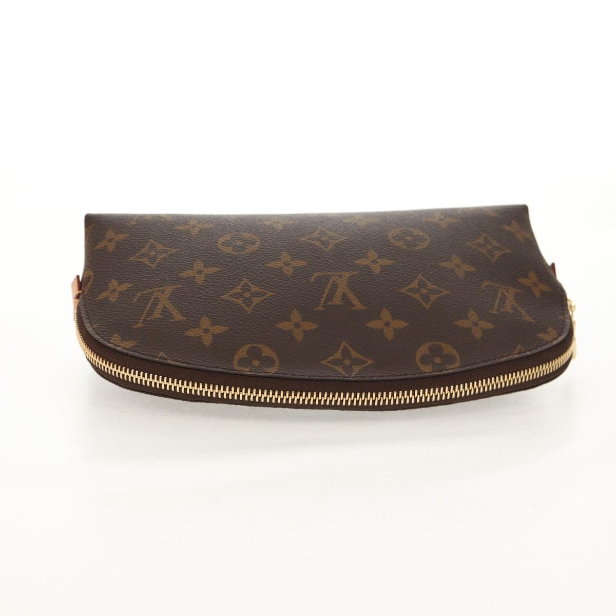 LOUIS VUITTON Monogram Pochette Cosmetic GM Cosmetic Pouch M47353 Auth 155412M