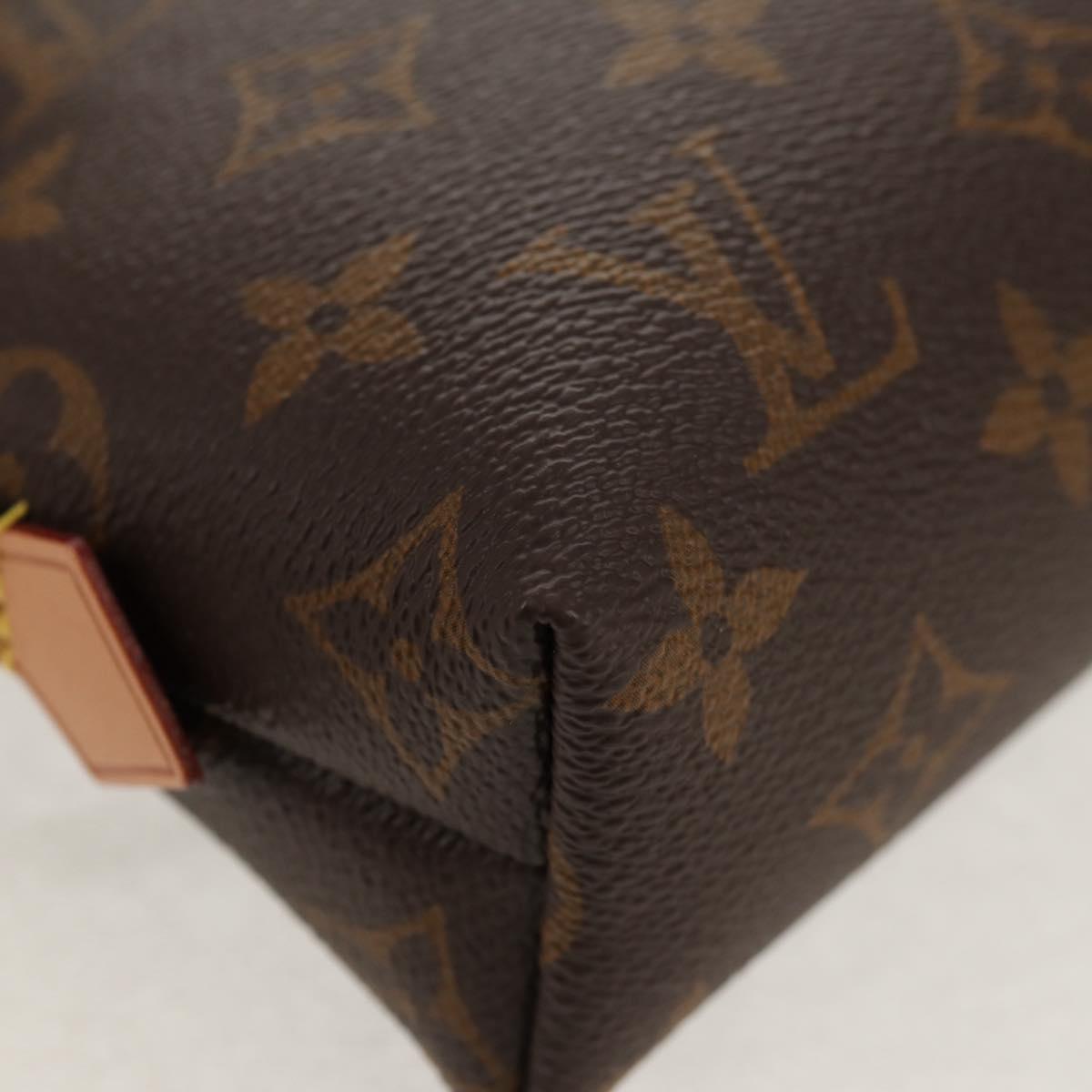 LOUIS VUITTON Monogram Pochette Cosmetic GM Cosmetic Pouch M47353 Auth 155412M