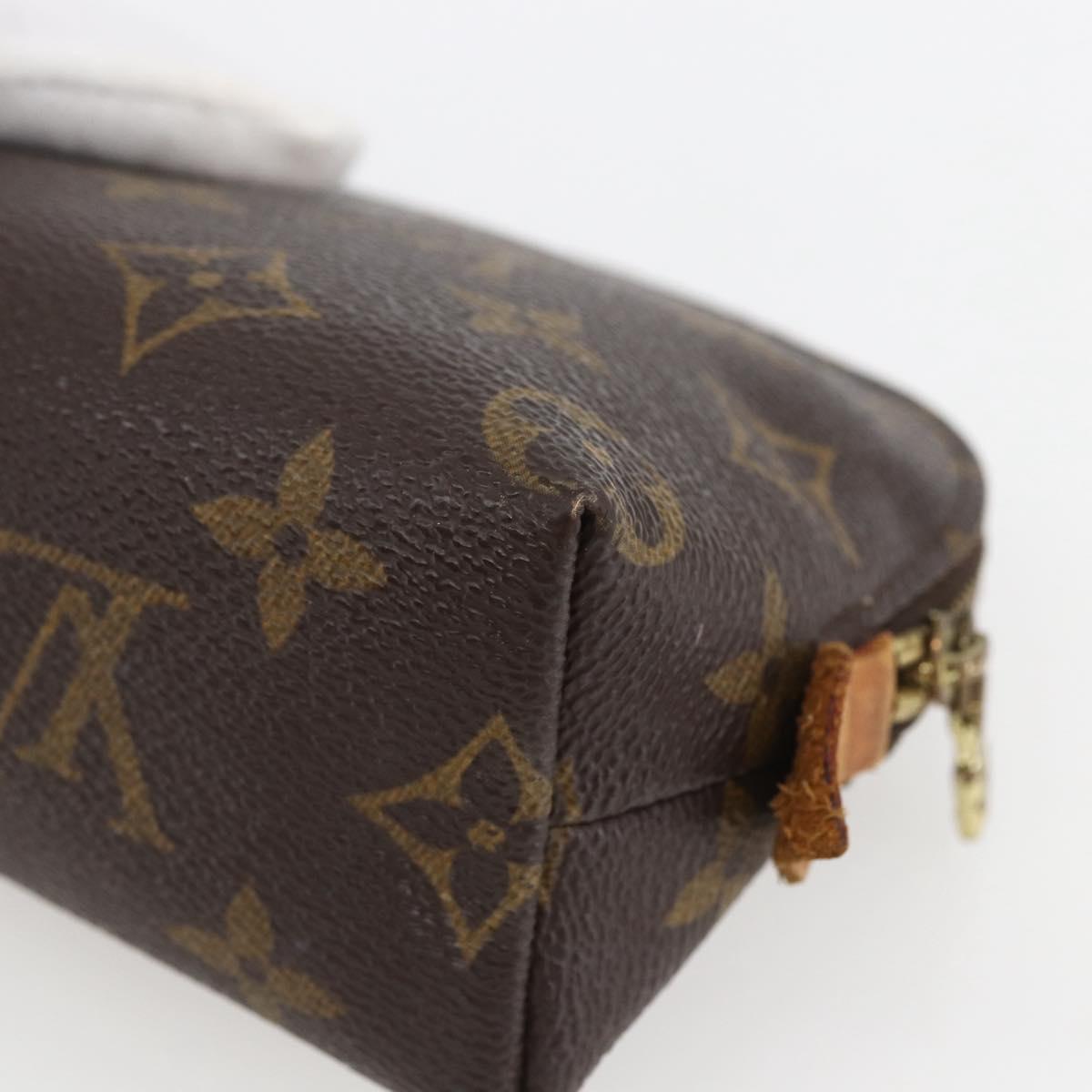 LOUIS VUITTON Monogram Pochette Cosmetic PM Pouch M43998 LV Auth 155419
